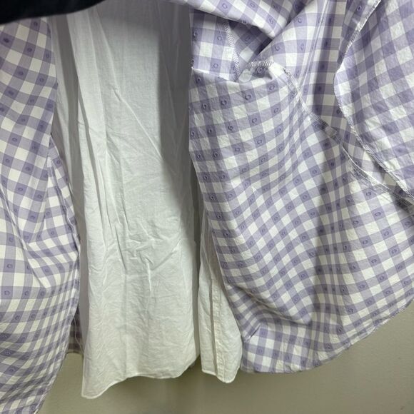 Hill House Daphne Dress Lilac Purple Gingham Clip Dot Check Cottagecore Small - Picture 5 of 13